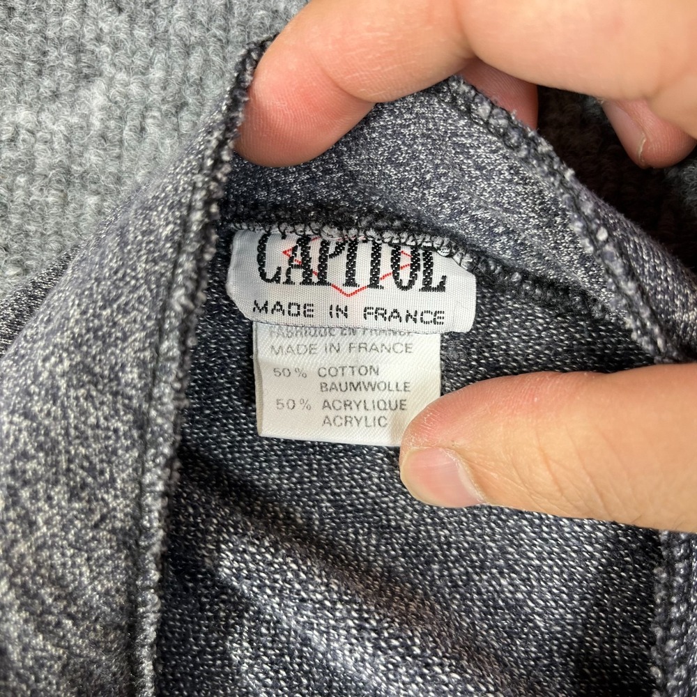 Capitol One Piece Henley Union Suit unisex Gray Cotton Kyoto Graphic Sleepwear - Picture 12 of 16